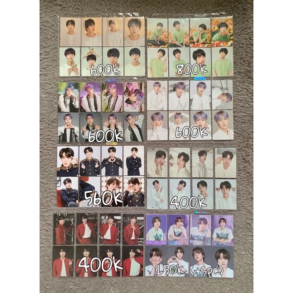 Seokjin Jin BTS Mini Photocard SYS LYS MOTS Sowoozoo