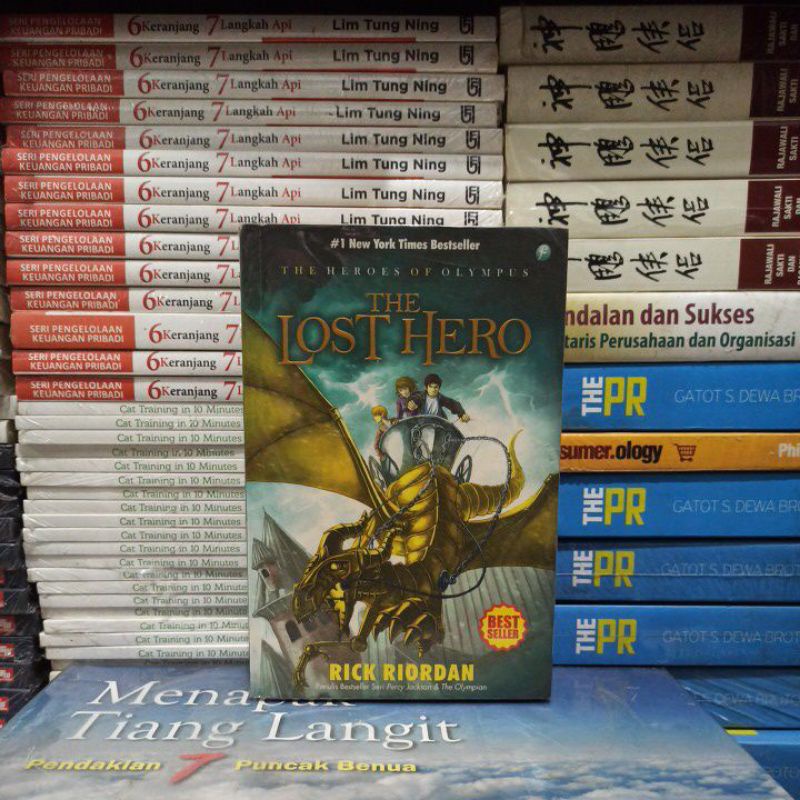 NOVEL ORIGINAL THE LOST HERO 1 BEKAS