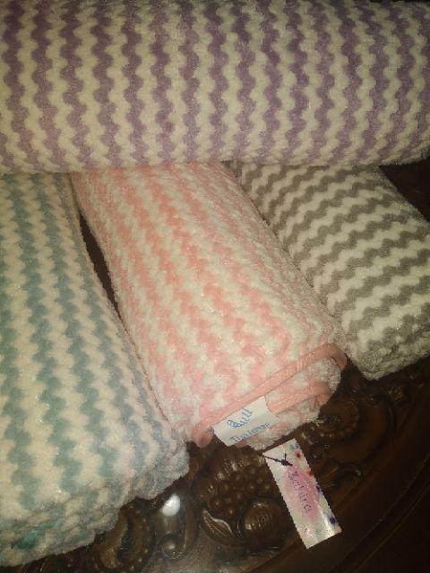 Handuk Microfiber Handuk Zigzag Handuk Lembut Handuk Dewasa Handuk Polos Handuk Import Handuk Murah