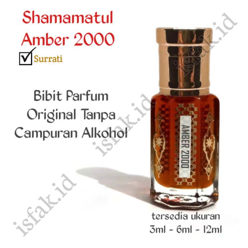 (BISA COD) SHAMAMATUL AMBER 2000 SURRATI ORIGINAL SAUDI