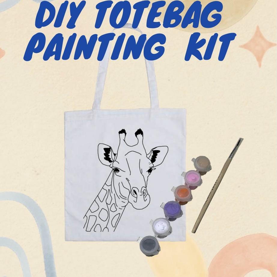 ♪ DIY TOTEBAG KANVAS PAINTING KIT / MELUKIS DI TAS TOTEBAG ☇