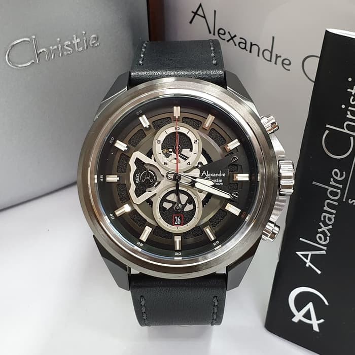 ORIGINAL Jam Tangan Pria Alexandre Christie AC 6504 / AC6504 Garansi 1 Tahun