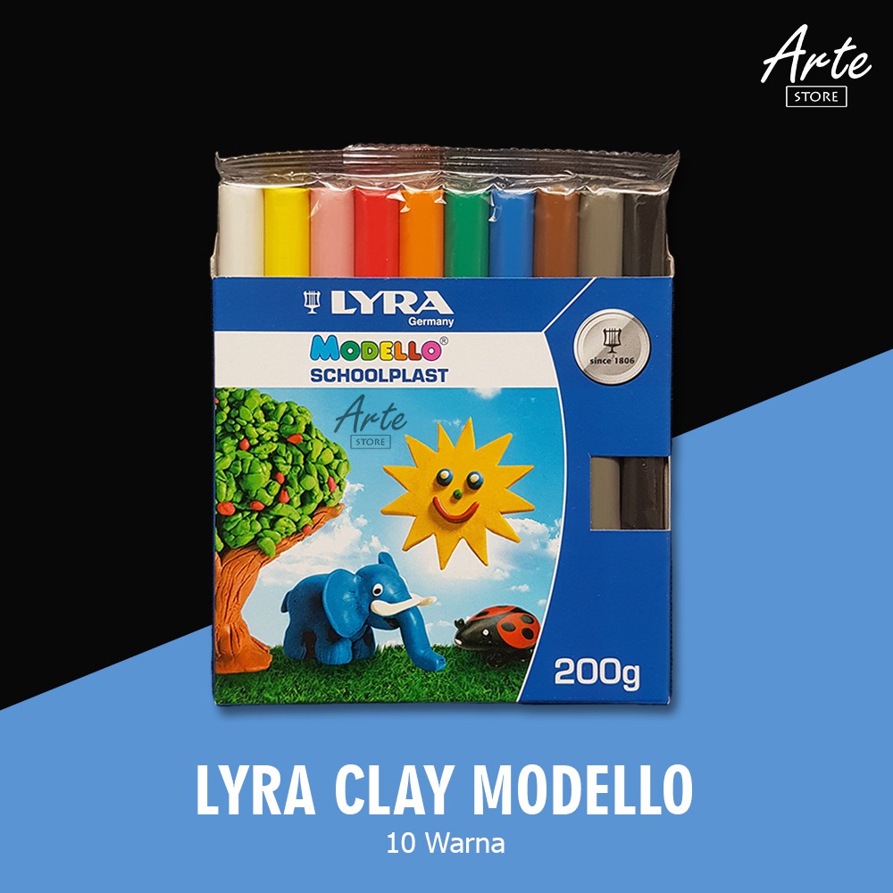 Lilin / Clay Lyra Modello Schoolplast 200 gr