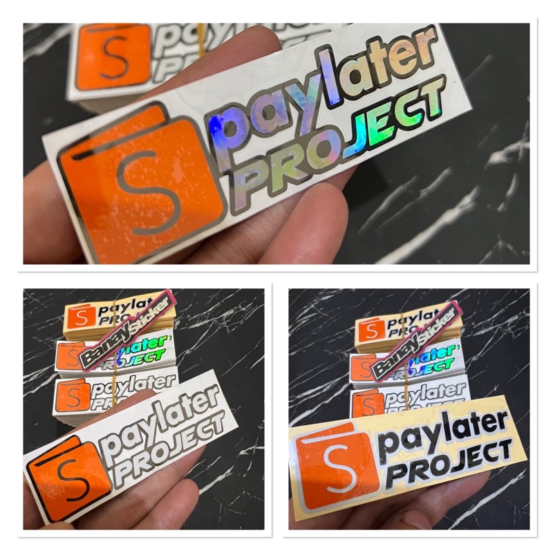 STICKER STIKER SHOPEEPAYLATER CUTTING