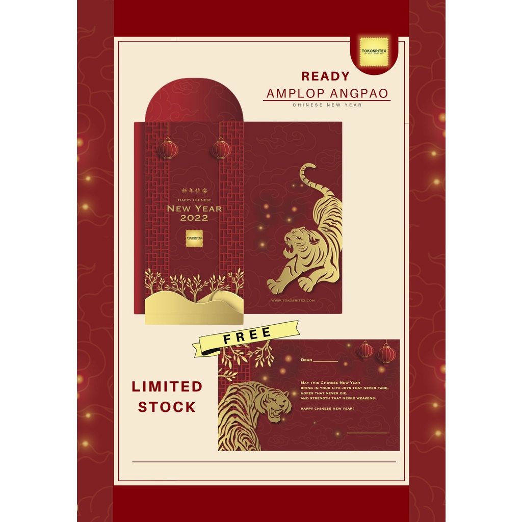 

Toko Sritex Angpao CNY Exclusive with Card - Limited edition