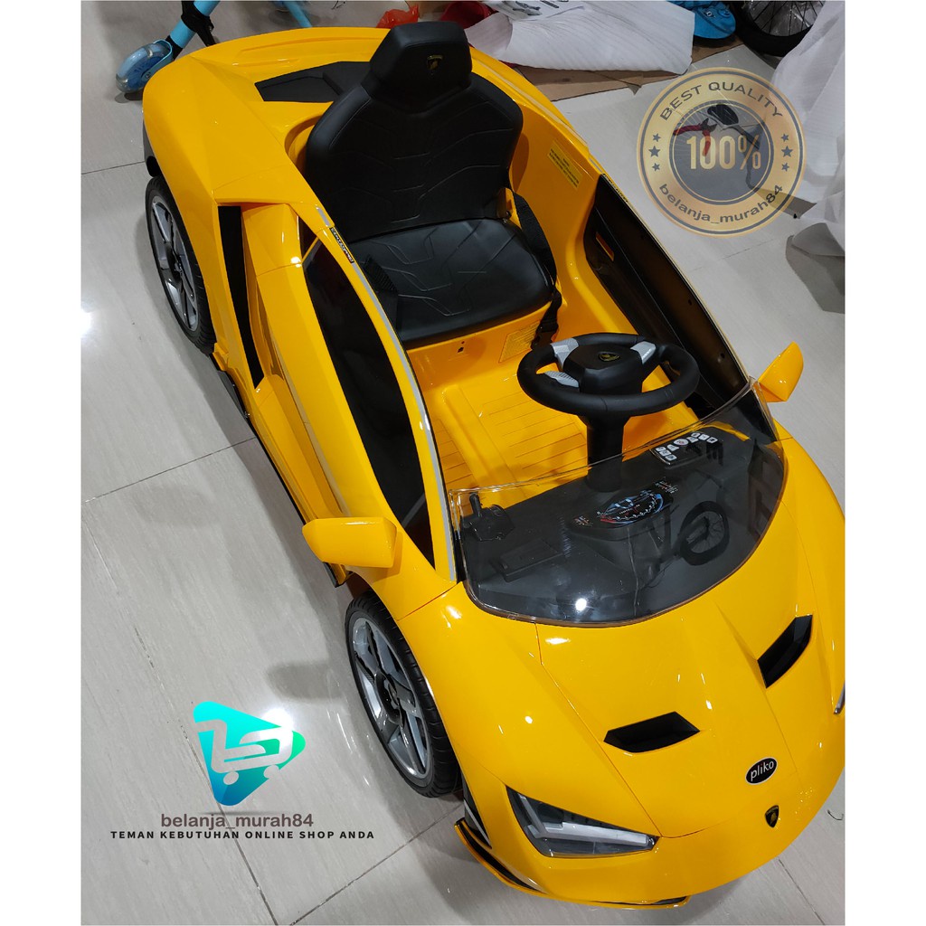 BIG SALE    Mobil Aki Pliko Lamborghini Centenario (Lisensi) PK-3898PN (Gosend)