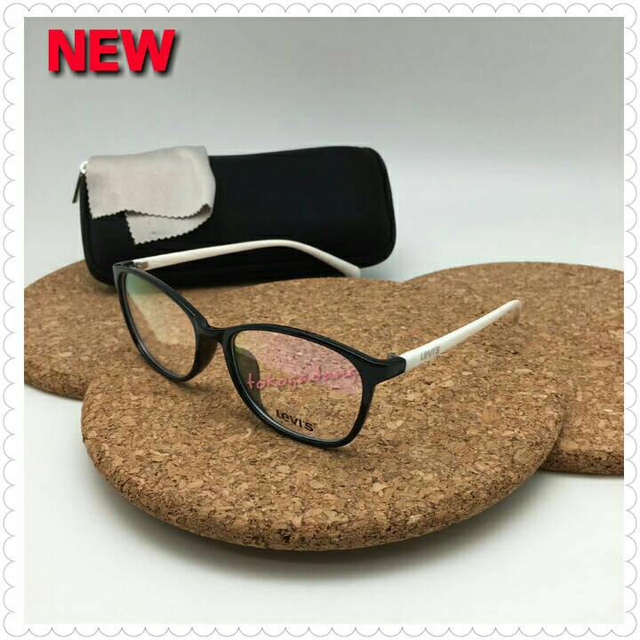 [NEW] Frame Kacamata Levi's TR636 Black White
