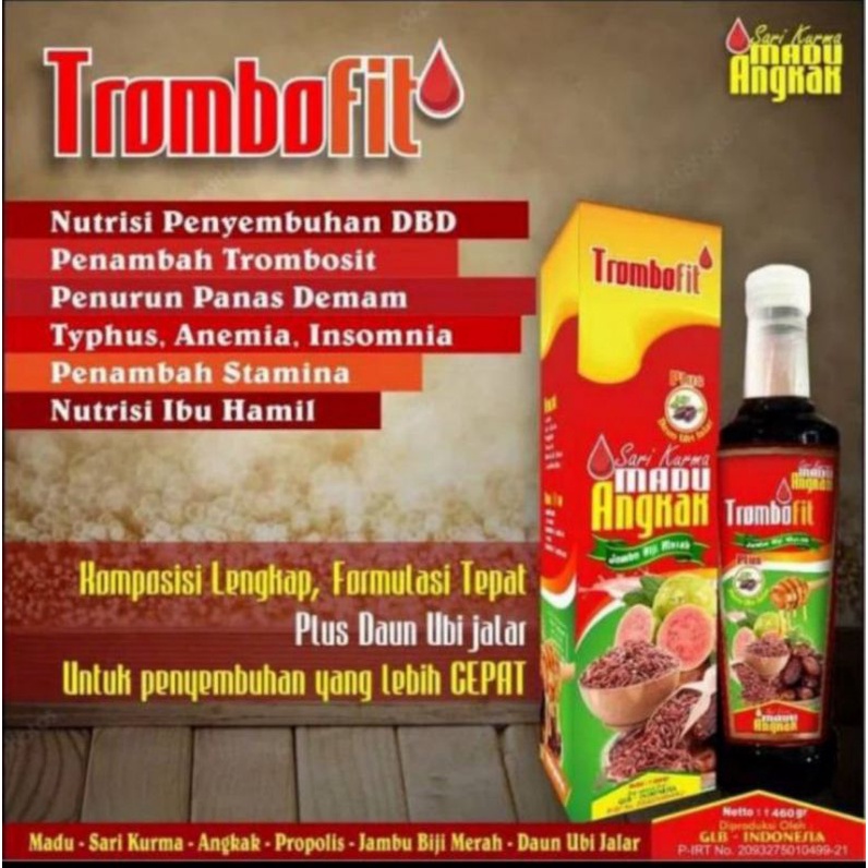 Sari Kurma Trombofit/Madu Angkak Trombofit 470 gr