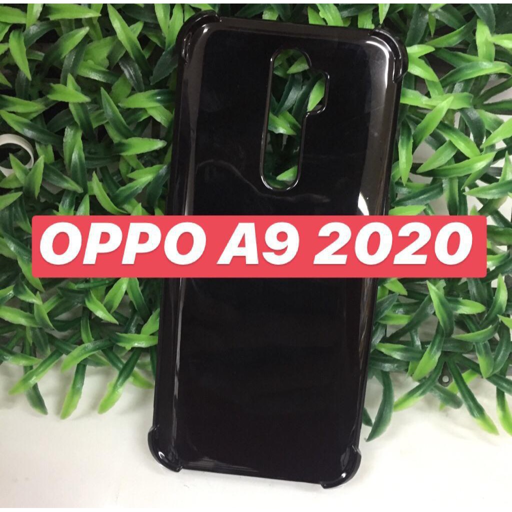 OPPO A9 2020 Softcase Silikon Silicon Black Case Cover Sarung Hp