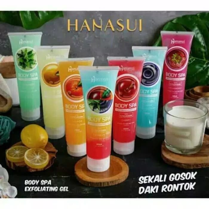 [PERPC] HANASUI  BODY SPA PEELING GEL //PENGHILANG DAKI BPOM.ORIGINAL LULUR BODY SPA