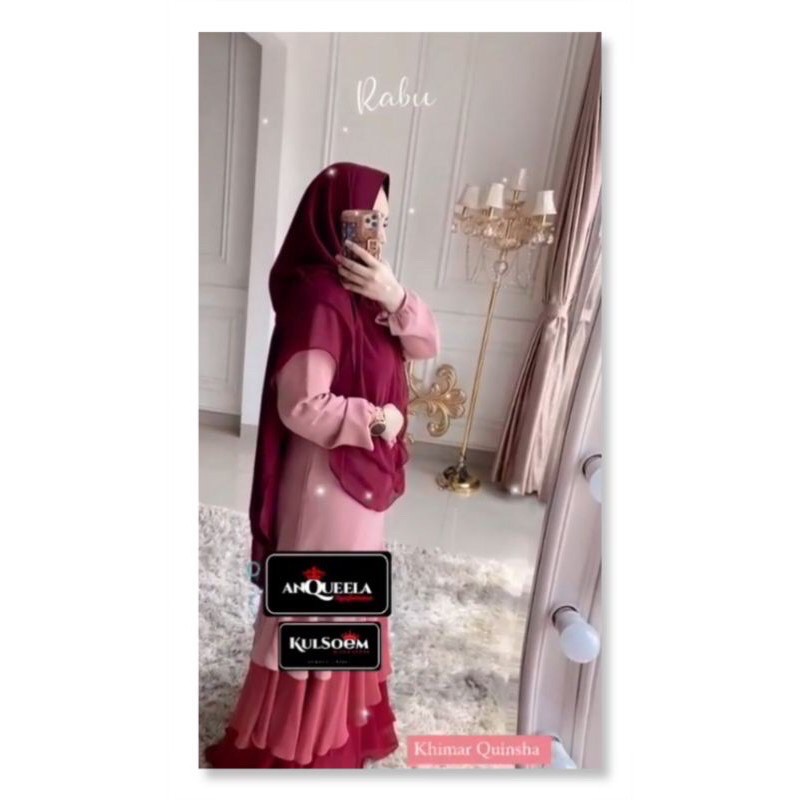 ANQUEELA | Khimar QUENSHA JUMBO ceruty babydoll