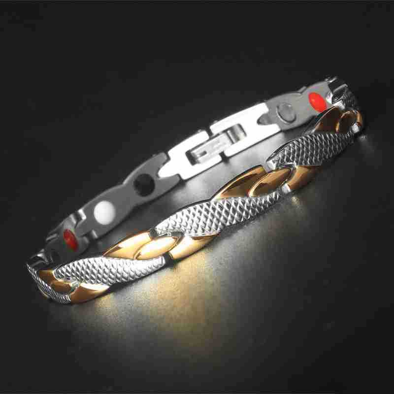 Gelang Magnet Motif Naga Gaya Eropa Amerika Untuk Pria Dan Wanita