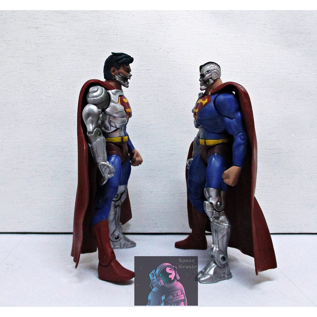 Action Figure / Pajangan / Mainan Superman Cyborg DC Set