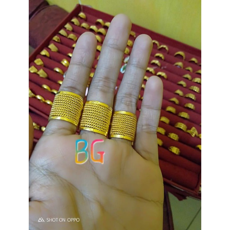 cincin lapis emas sepuh emas