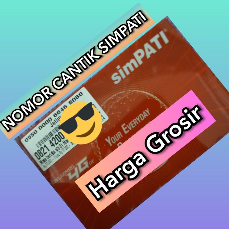 Kartu Perdana Simpati Telkomsel Murah Harga Grosir 0821 4200 XXXX