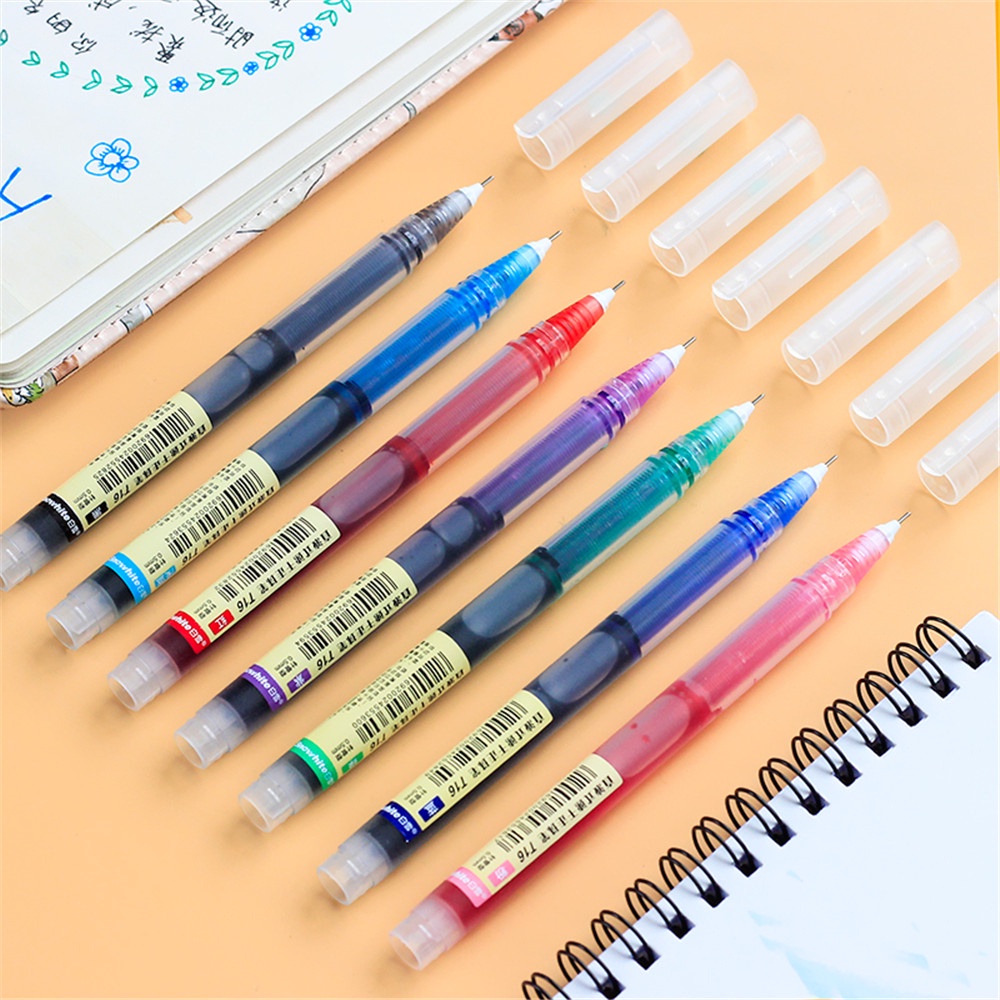 【COD Tangding】T16 Pen Gel Rollerball Lurus 0.5mm Multi Warna