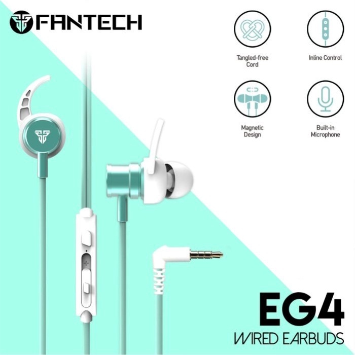 Fantech Earphone EG4- EG-4 Earbuds Premium Alluminium | Earphone Gaming