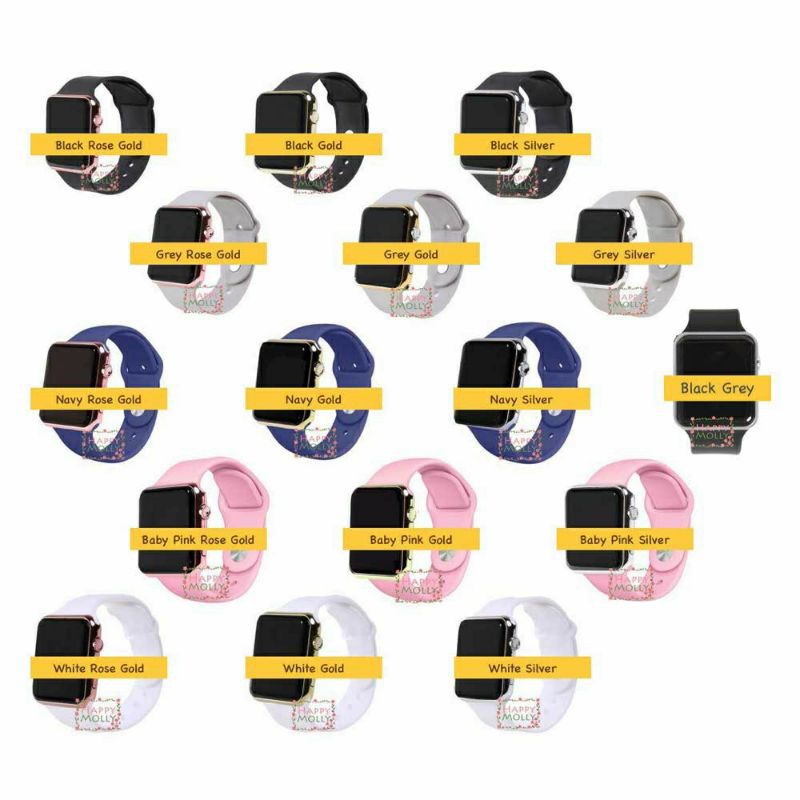 Smart watch/jam tangan digital/jam tangan led