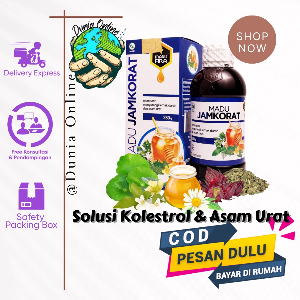 Madu Jamkorat Asli Original Madu kolesterol Madu Asam Urat Madu Jamkorat Asli Obat Kolesterol & Asam
