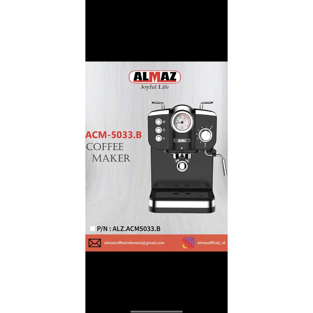 Mesin Kopi Espresso ACM5033.B ACM 5033 Coffee Maker Almaz