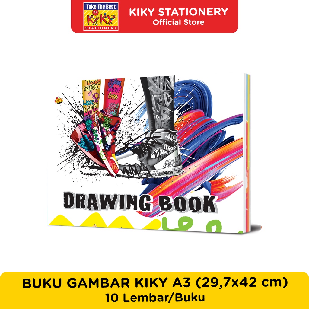 

KIKY Buku Gambar A3 (Uk. 29,7 x 42 cm) - 1 Buku