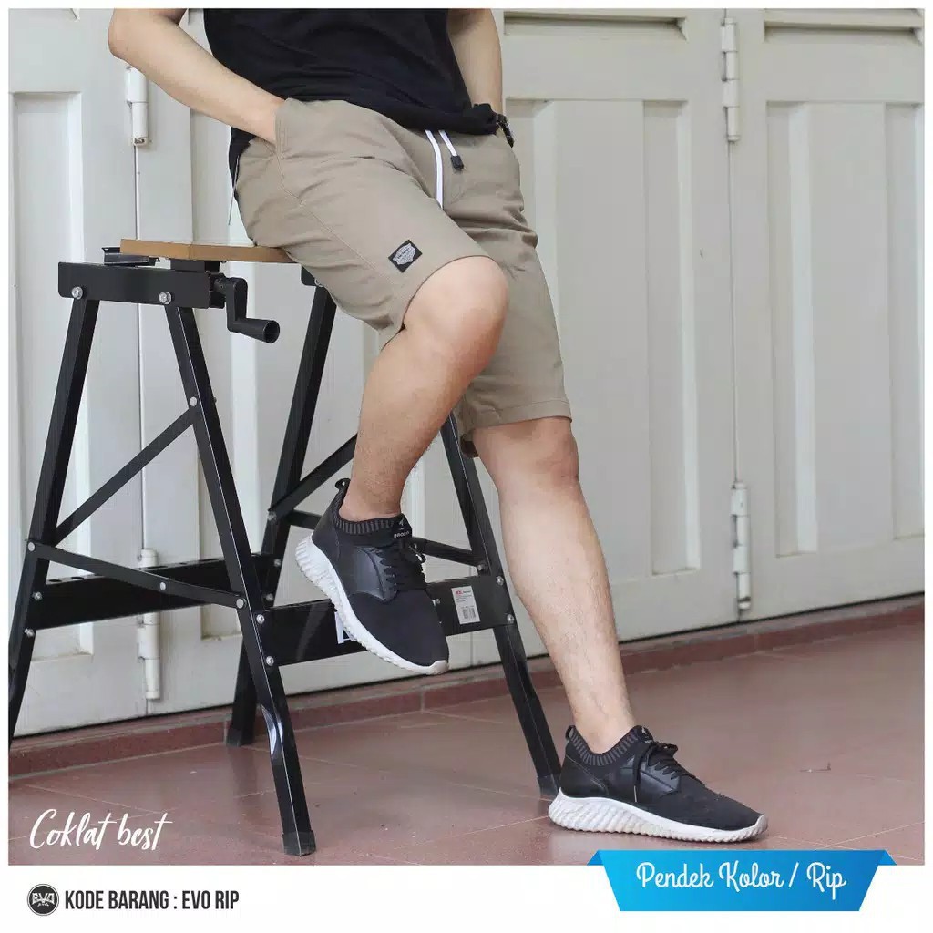 (GROSIR MURAH) CELANA PENDEK PRIA CELANA PENDEK CHIOS PREMIUM POLOS