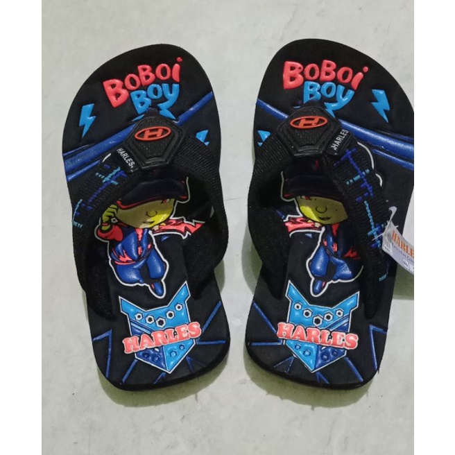 SANDAL HARLES ANAK / SANDAL HARLES BOBOBOY / Sandal anak karakter BOBOiBOY/ SANDAL BOBOIBOY/ SANDAL 
