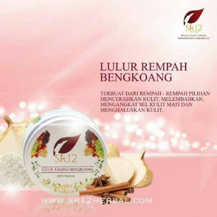 

Best Product! Lulur rempah bengkoang sr12 bpom herbal pencerah kulit body skrub
