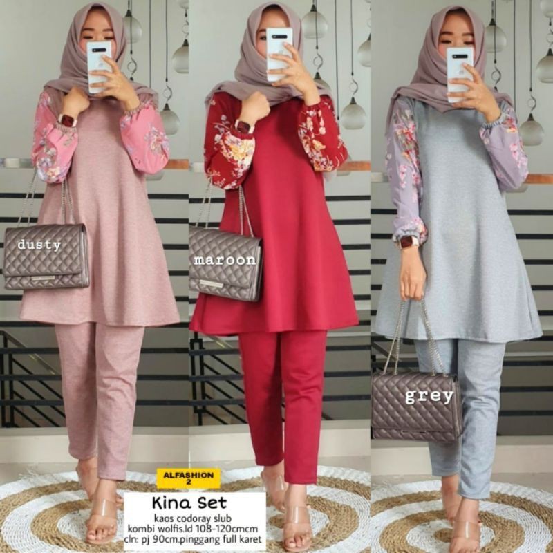 SETELAN WANITA PREMIUM KINA SET