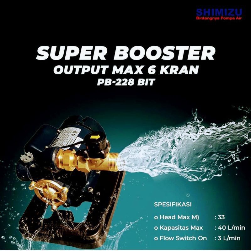 Pompa Pendorong SHIMIZU PB-228 BIT Super Booster
