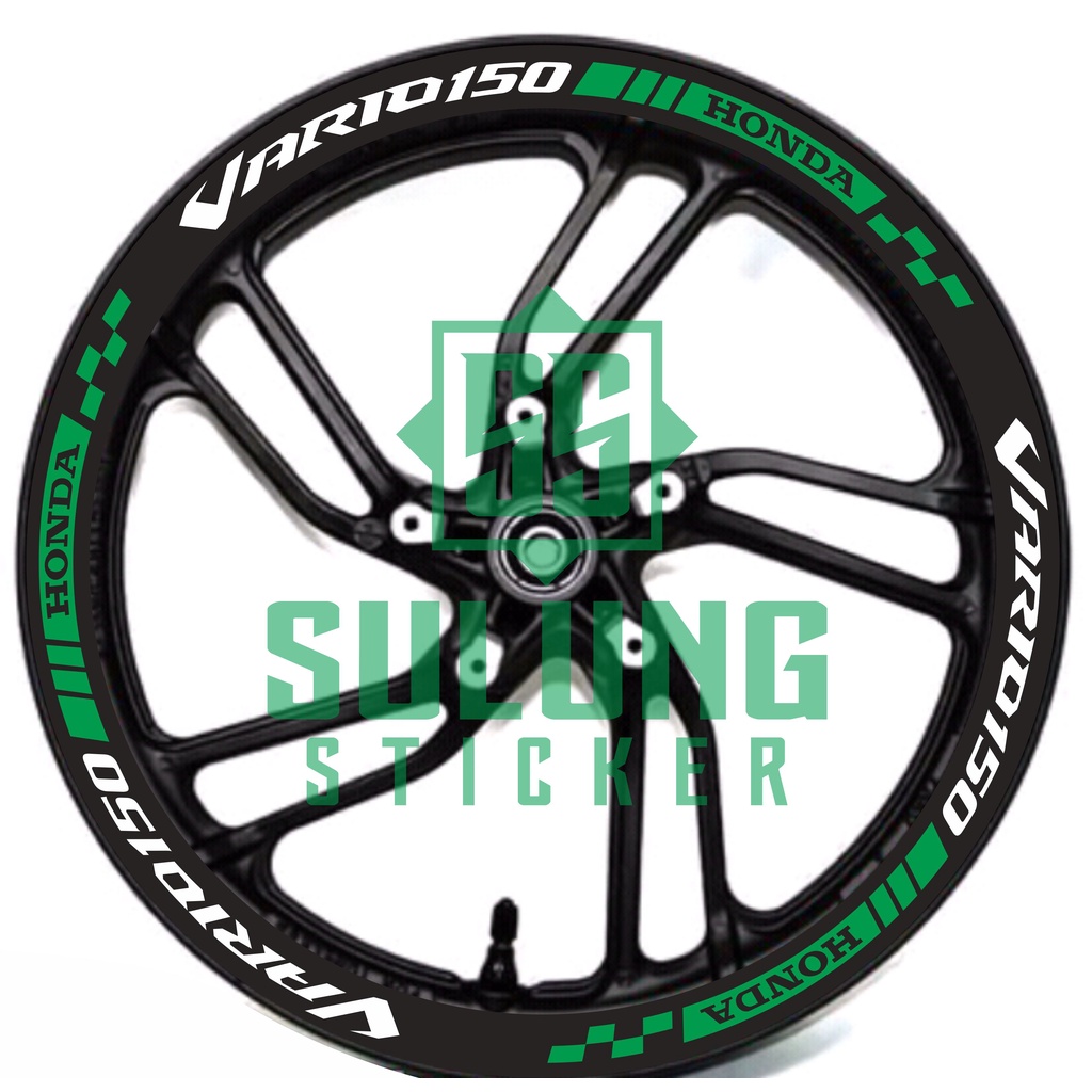 Stiker Lis Velg Motor Honda Vario 150 Cutting Sticker Variasi Pelk