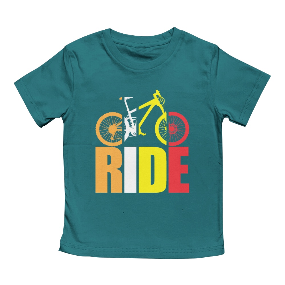 Kaos Anak Laki Laki Perempuan 1-10 Tahun Unisex Ride Bike