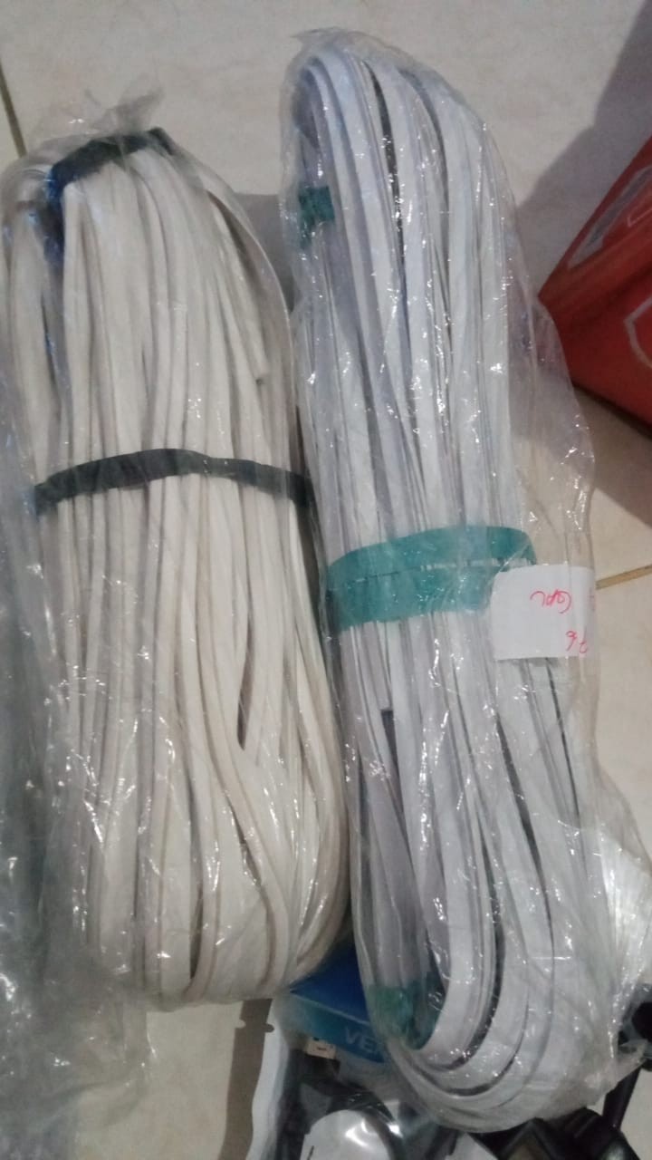 ( 726 ) Karet Kaca Sirip Lidah Casement Putih White Jendela Kesmen Casemen Cesmen