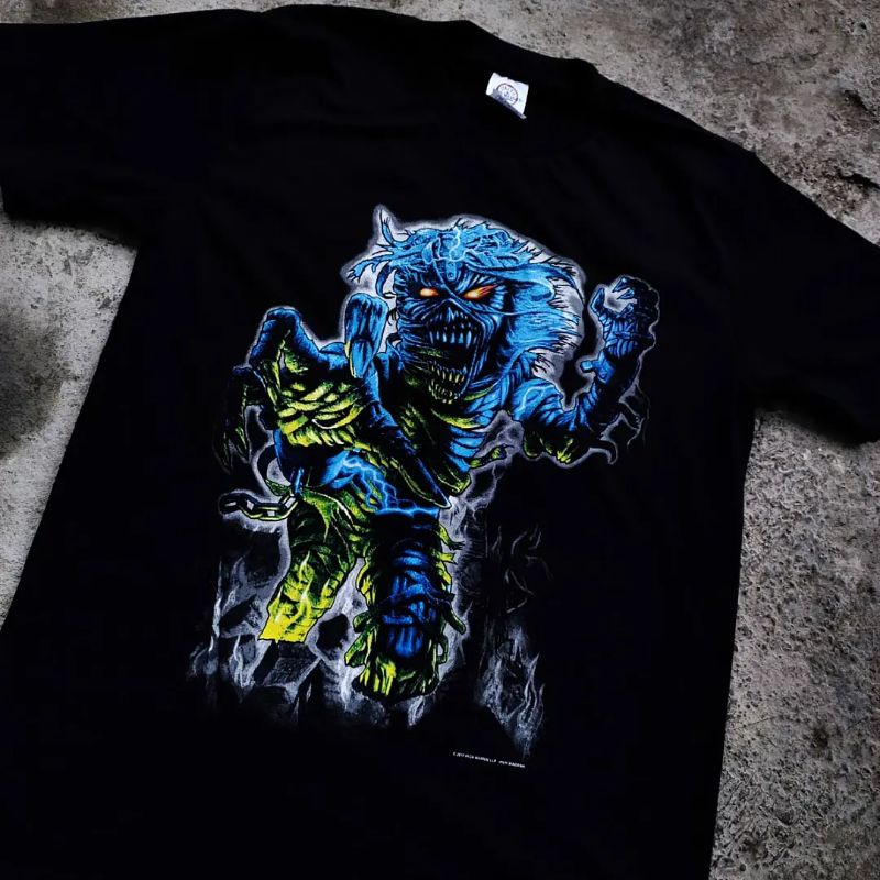 [ORI] IRON MAIDEN SOMEWHERE Kaos Pria