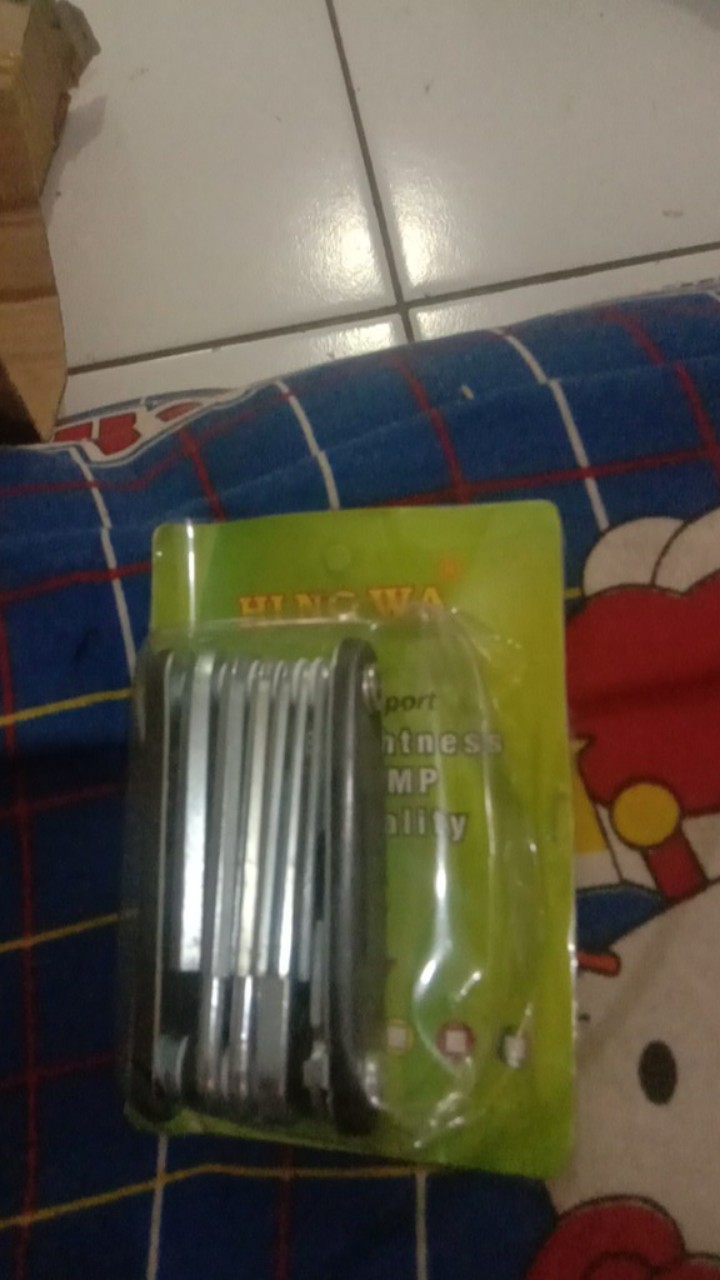 Kunci L Lipat - Kunci Shock Lipat - Obeng Lipat - Kunci Set Sepeda