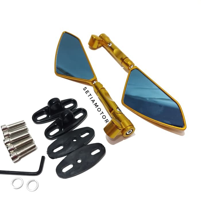 Spion Tomok Original - Variasi Motor Aerox - Nmax - Xmax - Pcx - Vario - Hitam - Variasi Motor