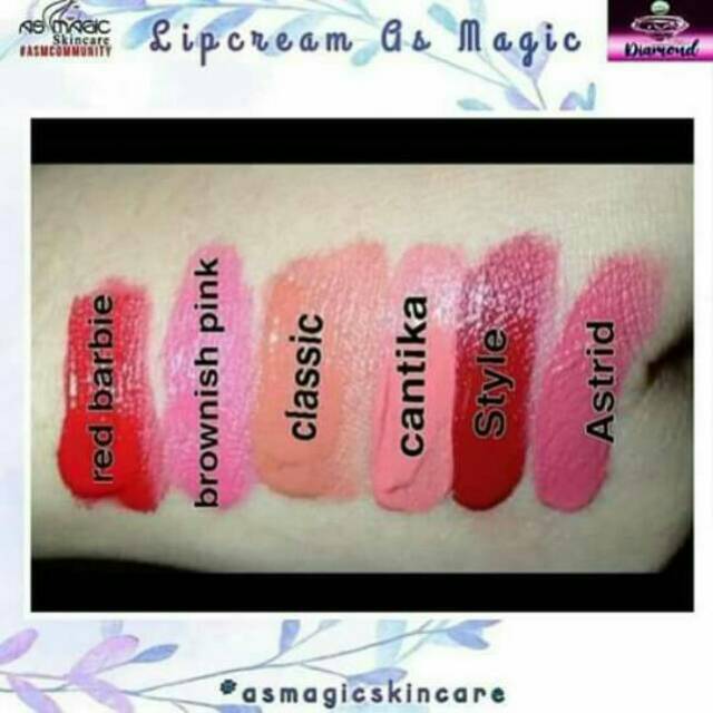 Lip cream as magic