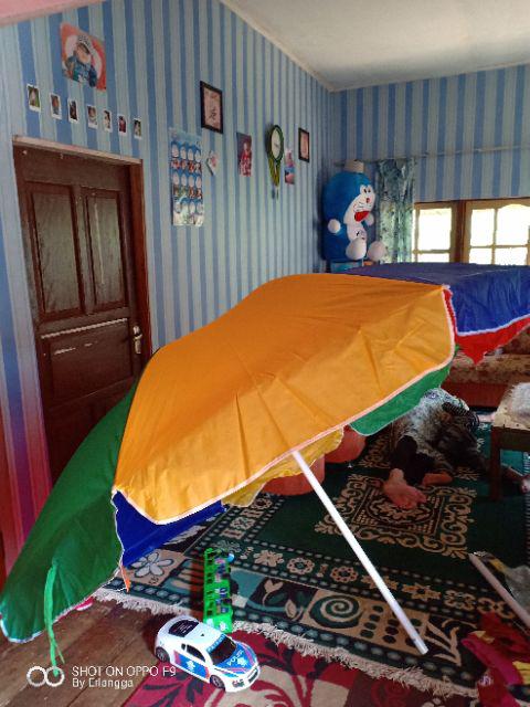 Payung Tenda Besar Tutup Besi  Diameter 260cm  Kuat