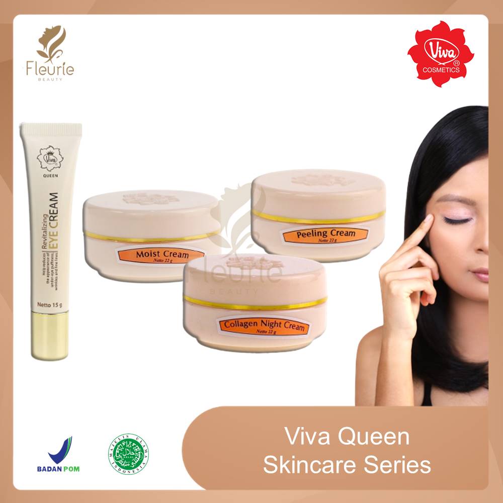 Viva Queen Revitalizing Eye Cream  / Moist Cream / Peeling Cream / Night Cream / Day Cream Original BPOM