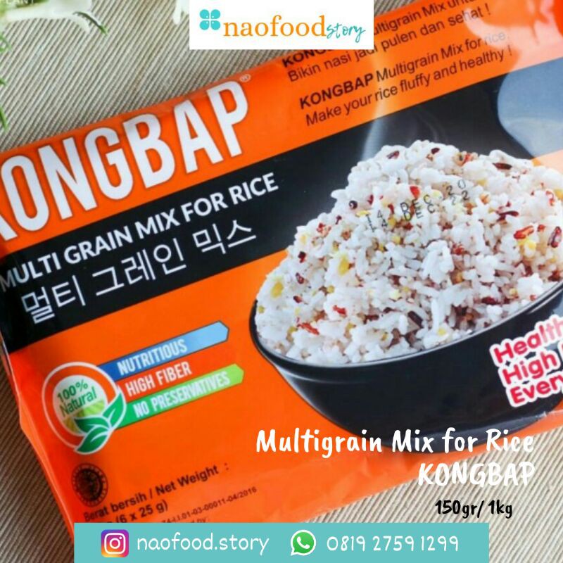 

Multigrain Mix Campuran Nasi KONGBAP 150gr