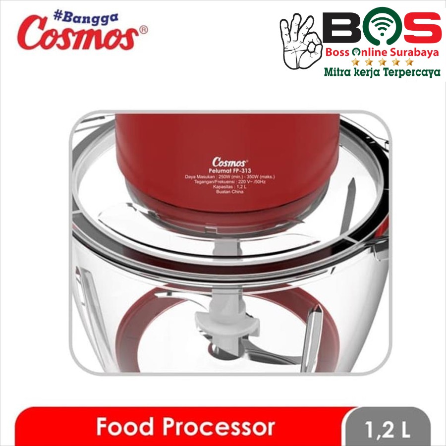 Food Processor Cosmos Chopper Cosmos 1,2 L Cosmos FP 313 FP-313 FP313