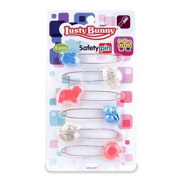 Willsen Lusty Bunny DK-7701 Safety Pins Peniti isi 6