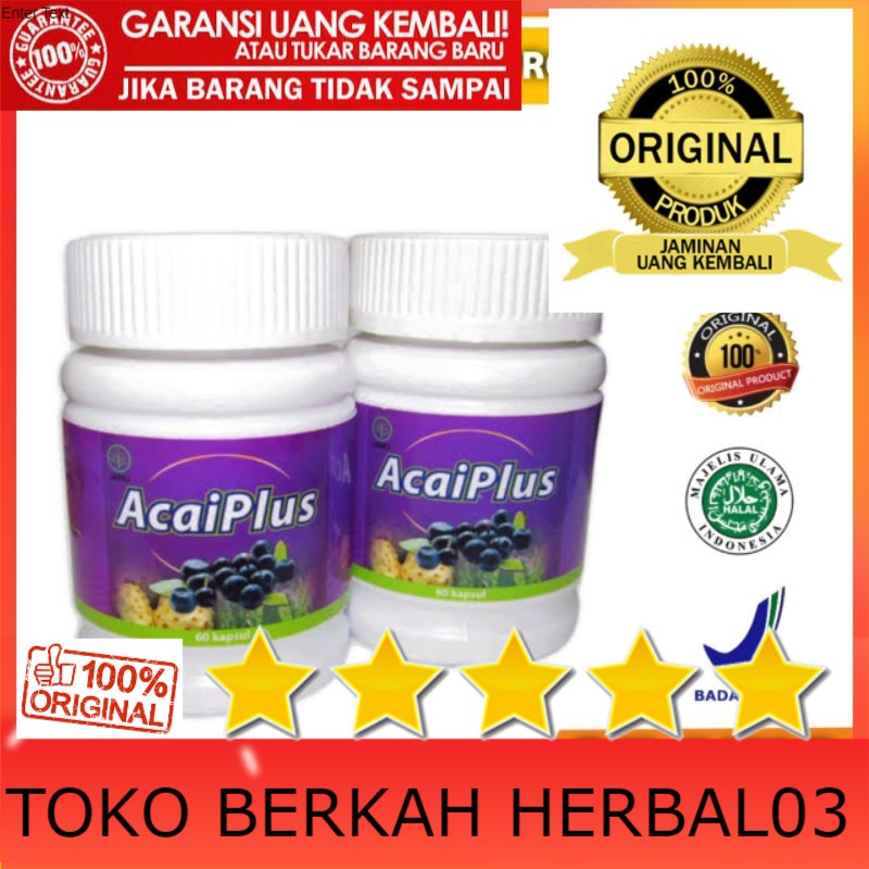 100% ASLI ACAI PLUS NASA ORIGINAL DIET HERBAL ALAMI / PELANGSING BADAN TUBUH ACAI BERRY ASLI
