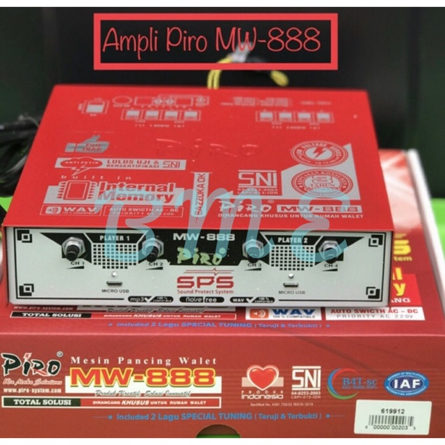 BARU Ampli Walet PIRO MW 888 MW888 ORIGINAL