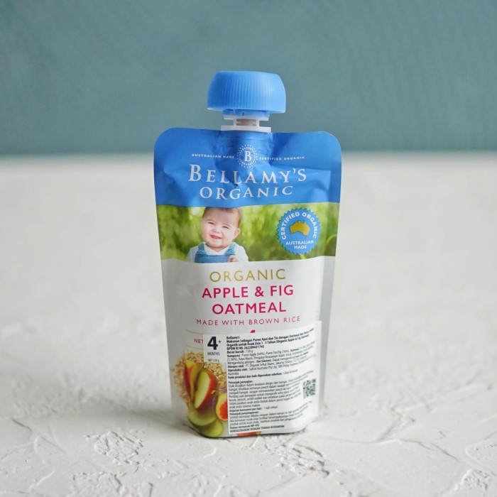 

Bellamy's Organic Apple & Fig Oatmeal 120gr