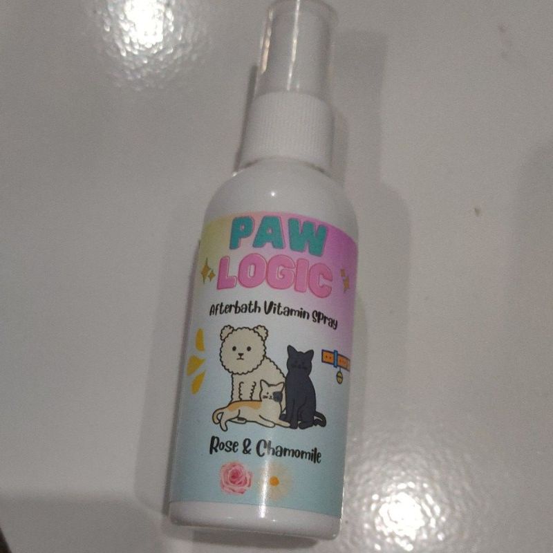 [PROMO] Serum Spray Vitamin Bulu Kucing anjing bulu lebat dan sehat - paw logic 60 ml