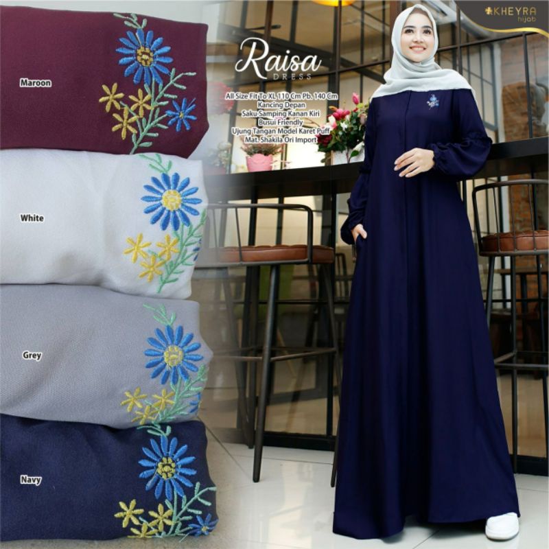 RAISA DRESS Busui ORI KHEYRA | Dress Shakila import