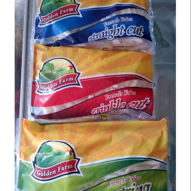 

GOLDENFARM FRENCH FRIES 500GR