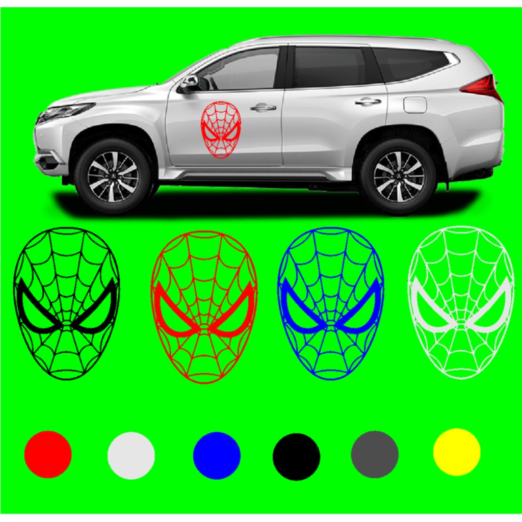 

Sticker Cutting Motif Kepala Spiderman