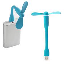 Kipas Angin USB Flexible Portable Fleksibel Mini Fan Baling Baling Powerbank